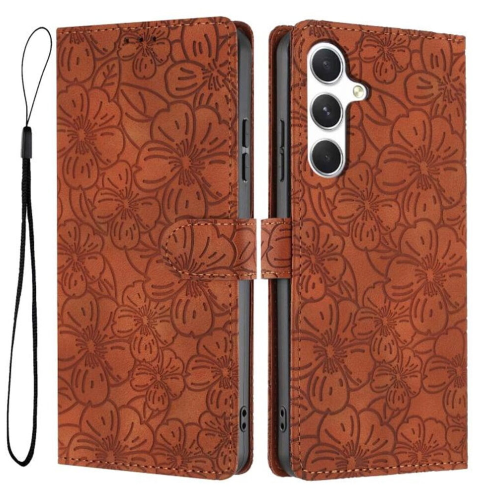 Cherry Blossom Leather Flip Wallet Case For Samsung Galaxy Red 9165521135813