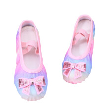 Ballet Shoes for Girls Toddler Ballet Slippers Soft Canvas Boys Dance Shoes for Toddler Multicolor 9-10 Years