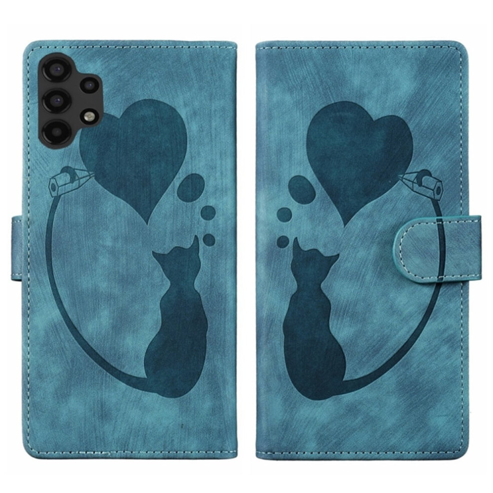 Samsung Galaxy A13/A04 Flip Wallet Case With Cat Pattern 941196992642