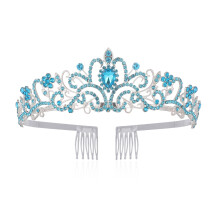 Sparkling Crystal Tiaras Crowns Headpiece for Weddings and Birthday Parties with Rhinestones for Banquet Dressingup