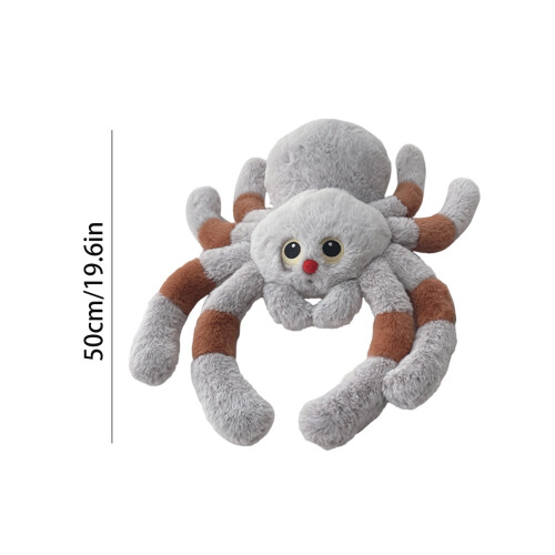 Spinnen-Plüschtier, weich, 30 cm, Halloween-Kuscheltier 1