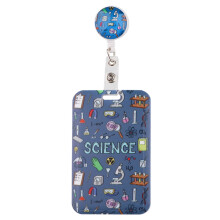 Rotatable Badge Reel Card Holder Rotating Retractable Badge Holder For Doctor Nurse Employees Students Healthcare Worker