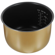 Nonstick Rice Cooker Inner Pot Replacement Aluminum Alloy Universal Cooker Pot in Golden Color