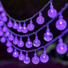 LED Globe String Lights, Fairy Lights Battery Operated Christmas Lights for Home Party Patio Garden Wedding