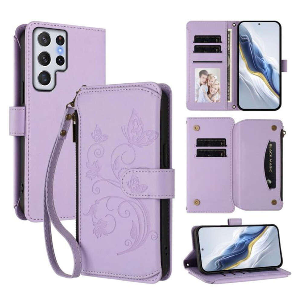 Magnetic Clasp Flip Stand Case For Samsung Galaxy S22 Ultra 9165521136896