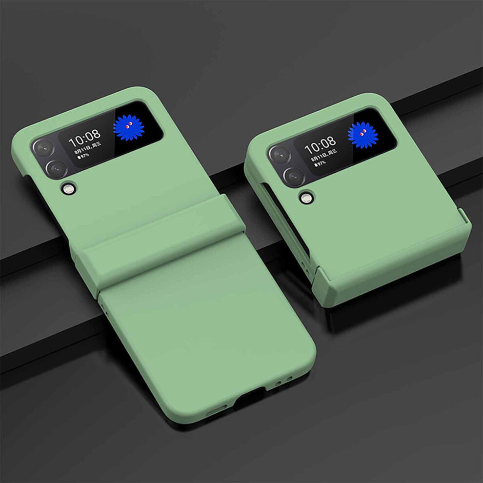 Galaxy Z Flip 3 5G (2021) Case, Shockproof Ultra Slim Rugged Hard Pc Slim Fit Stylish Skin Non-Slip Protection Phone Case,Mint 9170372123919