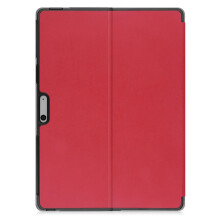 Ag luí le Microsoft Surface Pro11/10/9Case, Clúdach Crua ar Chúl Táibléid PC le Seasamh Fillte 13"