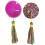 Nipple Pasties with Sequins and Tassels Reusable 2 pcs 1