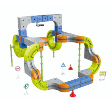 Electric Magnetic Train Track Set STEM Toy 94PCS