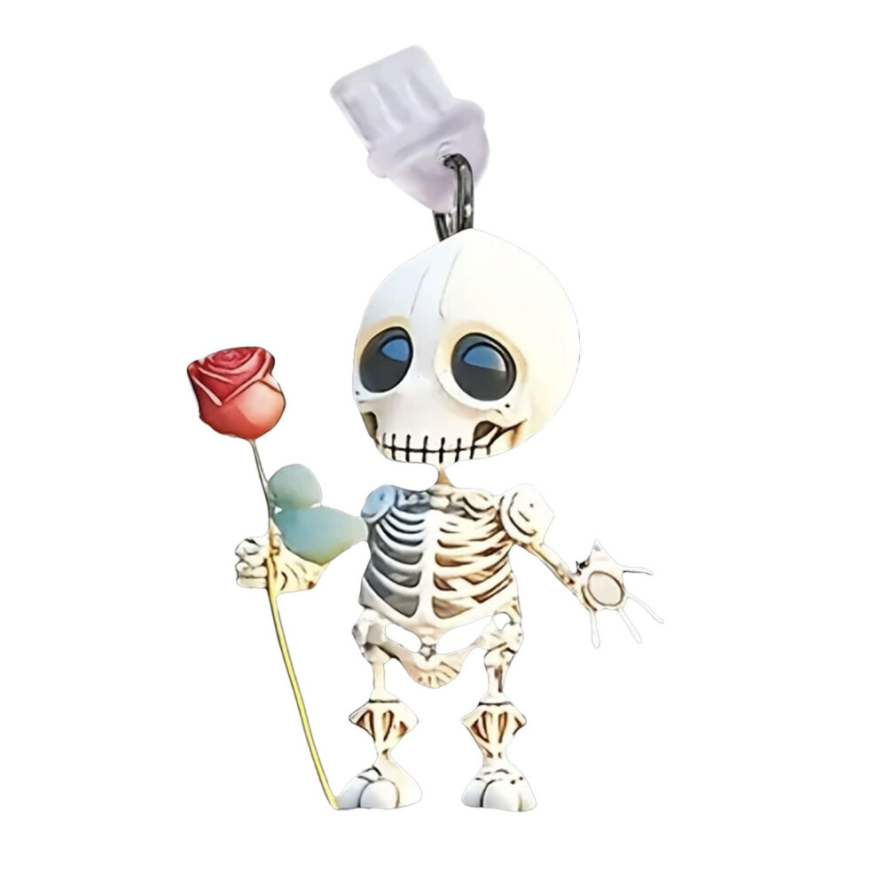 Cool Rose Skull Phone Dust Plug For Charging Port Â Aesthetic & Cute Accessory For Iphone & Android 9193271820918