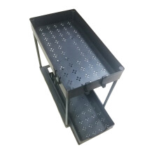 Organizador extraíble de 2 niveles para debajo del armario con ganchos y escurridor de platos: ahorra espacio, tiene gran capacidad y es compatible