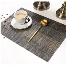 Imitation Linen PVC Placemats Nordic Style 2 Pcs