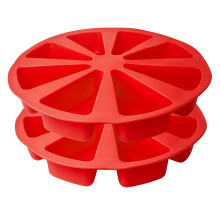 Triangle 8-Cavity Silicone Scone Pan, Non-Stick, 2 Count