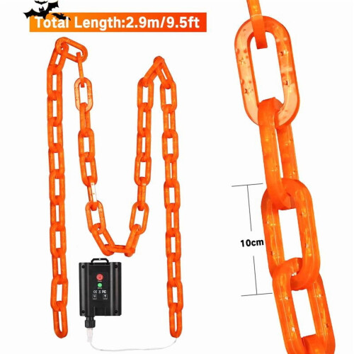 Φωτάκια Μπαταρίας για Διακόσμηση Halloween - 10ft160LED Πλαστικά Αλυσιδωτά Φώτα,