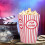 Sachets de pop-corn réutilisables, lot de 100, style cinéma 2