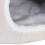 Foldable Beige Cat Cave with Cushion and Toy 7