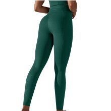 Magas derekú jóganadrág, leggings nőknek, egyszínű, edzőnadrág, Nine Cent, olívazöld
