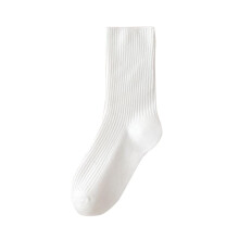 Asdoklhq Women's Crew Socks Casual Athletic White One Size