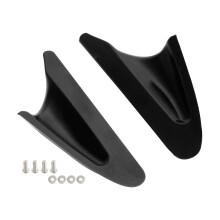 Black mirror delete blanking block off plates for Ducati Panigale 1199 899 12-15