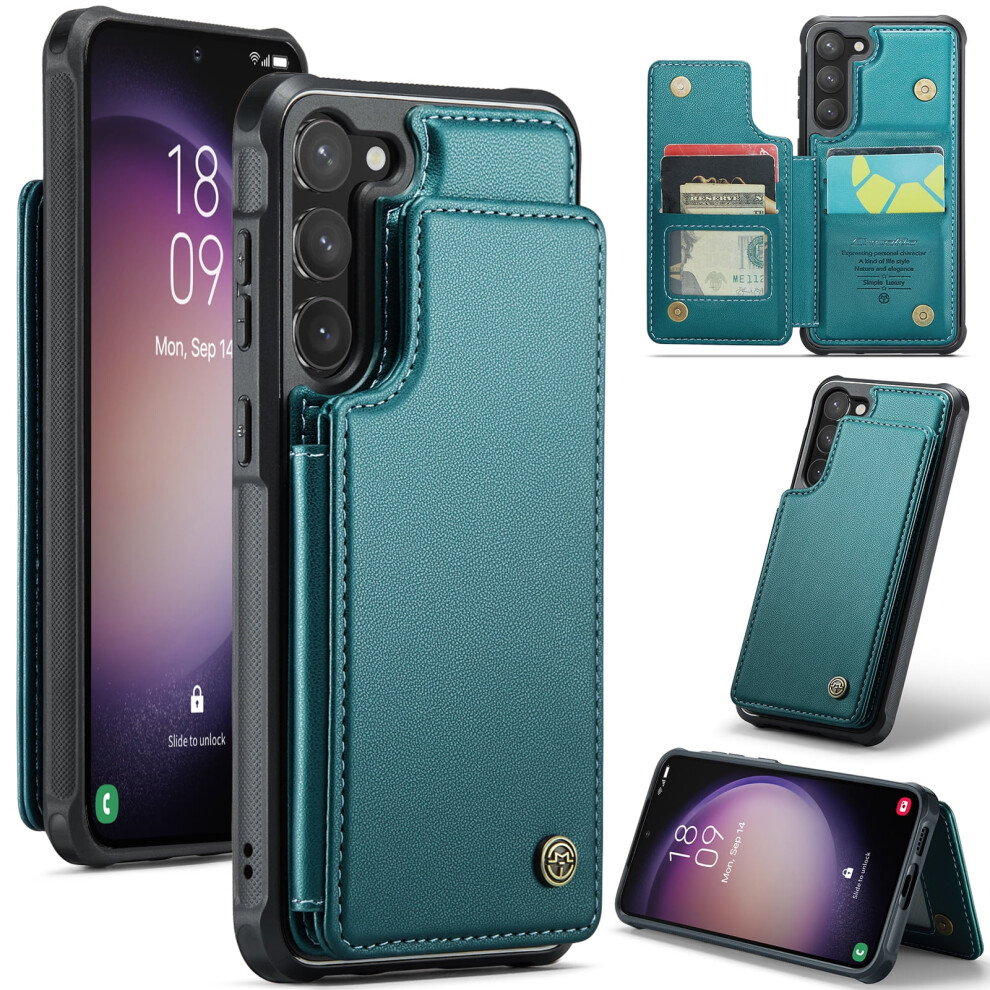Caseme Leather Wallet Case For Compatible With Samsung Galaxy S23 Fe Â Rfid Blocking, Magnetic Clasp, Kickstand, Shockproof 9418476676994