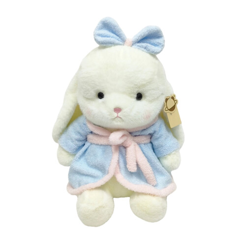 Coelho de Pelúcia Macio e Abraçável de 35 cm (14 polegadas) Azul - 1 Peça 1
