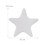Anti-Rutsch-Seestern-Aufkleber, 30er-Pack, transparent 3