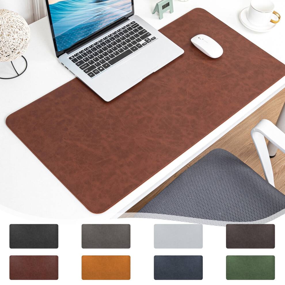 Large 40X80cm Army Mouse Pad Desk Mat For Gaming & Office Â Non-Slip Cork Base, Pu Leather Surface, Easy Clean, Ergonomic Laptop Protector Green 9130661913348