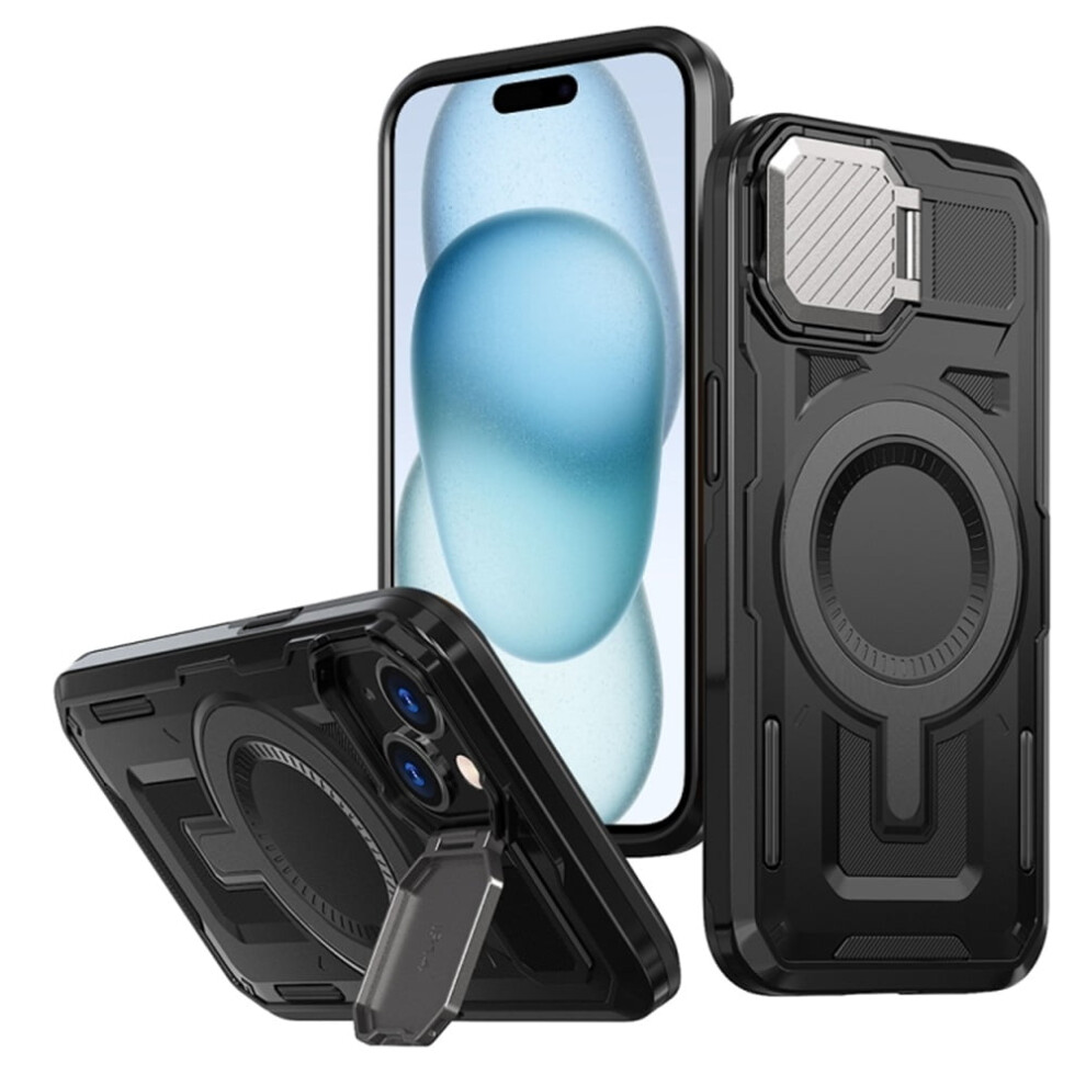 Magsafe Iphone 15 Case 6.1 Inch Rugged Military-Grade Black 9130661390729