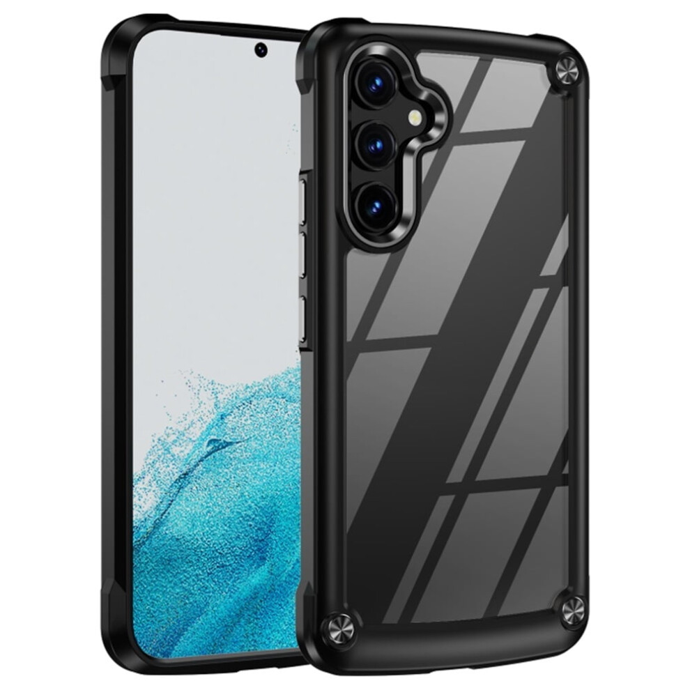 Samsung Galaxy A54 5G Case Â Four-Corner Airbag, Shock-Absorbing, Electroplated Lens Protection, Hard Clear Back Cover 9418476678486