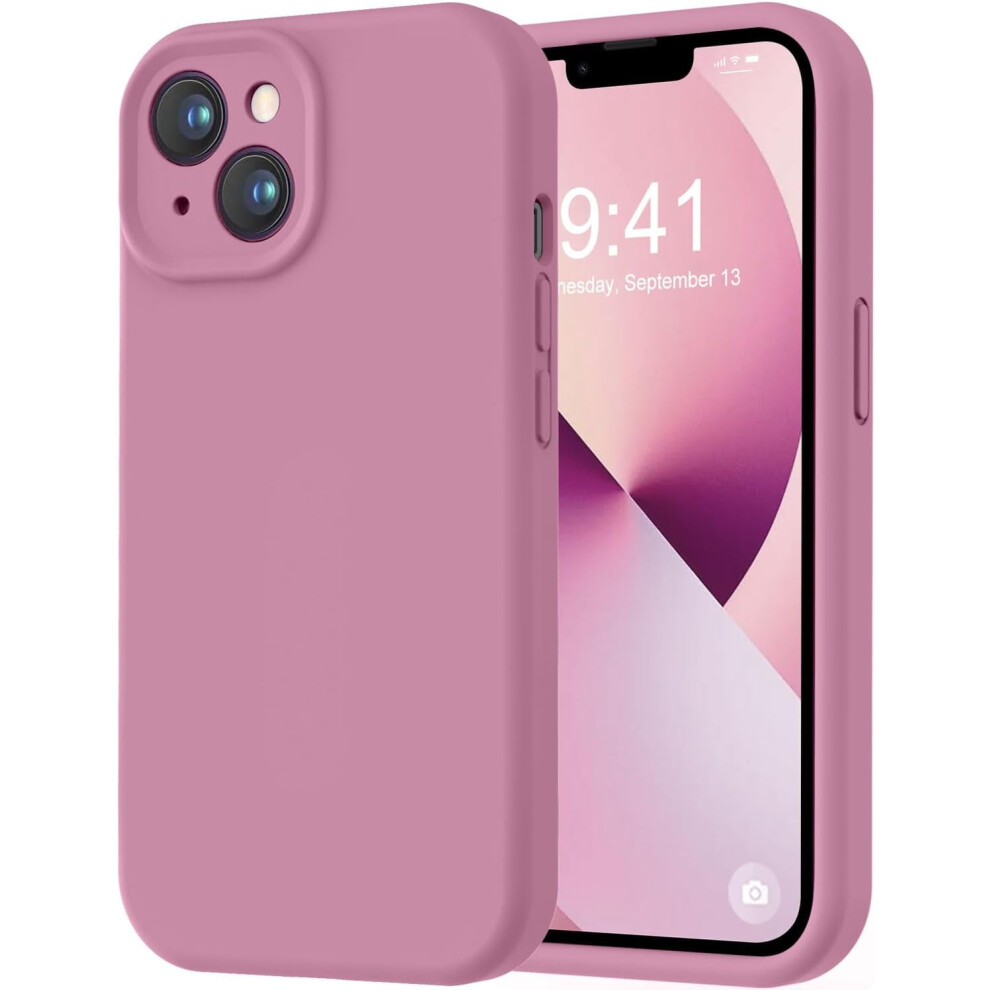 Compatible With Iphone 13 Case – Premium Silicone, Camera Protection, Soft Microfiber Lining, Shockproof, 6.1", Lavender Purple 9170372127474
