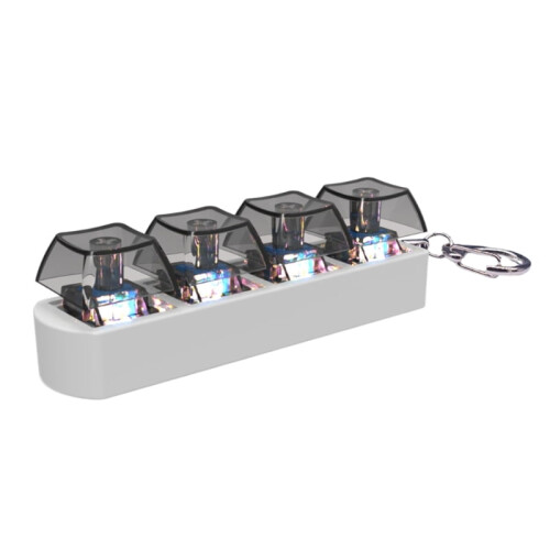 4-tasters LED mekanisk tasthette fidget-leke