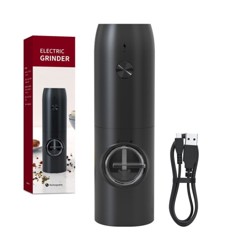 Electric Automatic Pepper And Salt Grinder With LED Light Adjustable Coarseness Partne