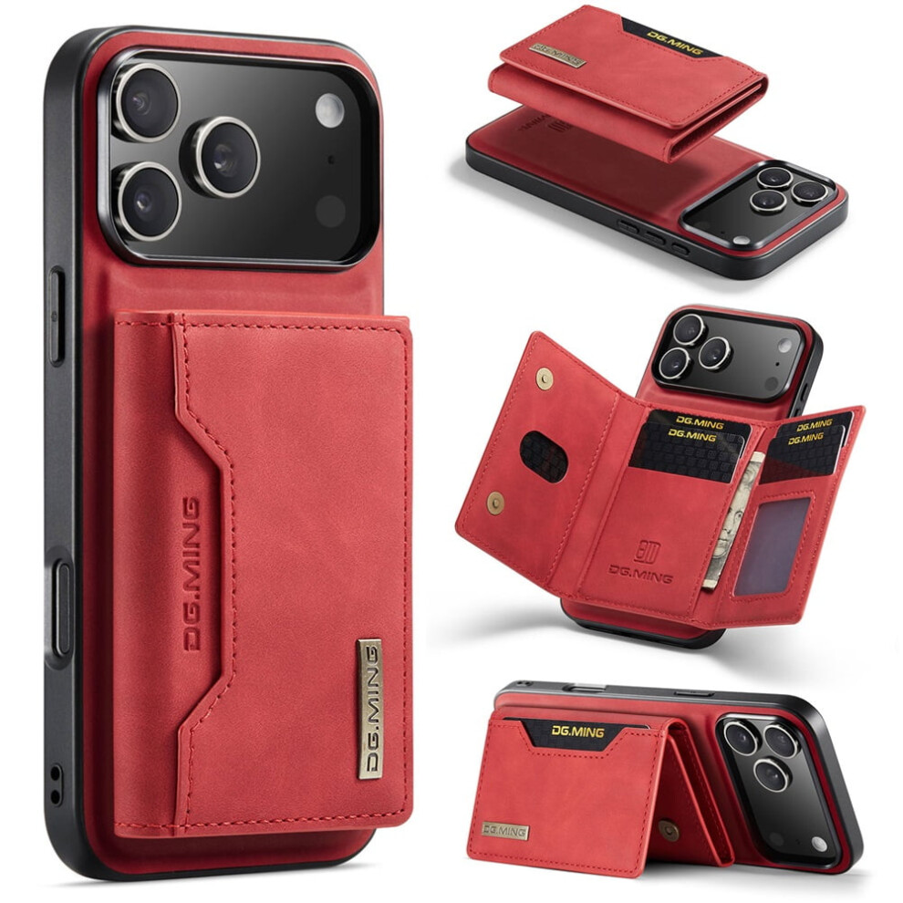 Dg.ming Wallet Case For Iphone 17 Pro Max 6.9 Inch Red 9180435675705
