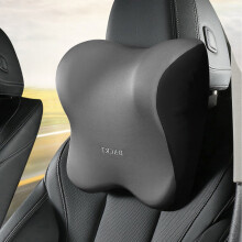Foam Car Neck Pillow – Memory Foam Headrest with Breathable Lumbar Support, Compatible with Cars/Planes/Trains