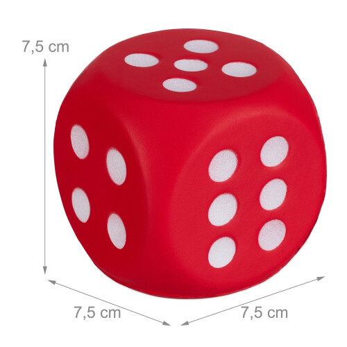 Foam Number Dice Set of 6 - Soft, Quiet, Educational 2