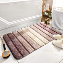 Tapis de bain absorbant et antidérapant pour salle de bain, entrée, chambre, salon, 40 x 60 cm