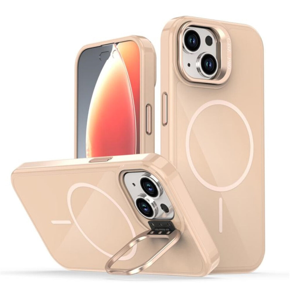Iphone 15 Slim Frosted Case With Magsafe Orange 9130661392624