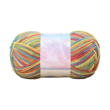 175 Yards (525FT) Tie-Dye Milk Wool Yarn - Thick Crochet & Knitting Yarn, Ideal for Blankets, Hats & Craft Projects