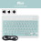 Portable Wireless Bluetooth Keyboard For Android IOS Windows compatible with Ipad Tablet Keyboard And Mouse Tablet Accessory Mini Keyboard 1