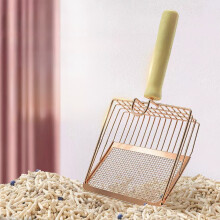 Metal Cat Litter Scoop – Stainless Steel Sifting Scoop with Wide Surface, Ideal for Litter Box Cleaning & Waste Removal