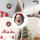 Christmas wall decals Santa gift box design 1 set 5