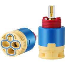 JL02BJ HL-40 Ceramic Pressure Balance Cartridge,40mm Faucet Cartridge For Tub and Shower Faucet cartridge(1Pack)