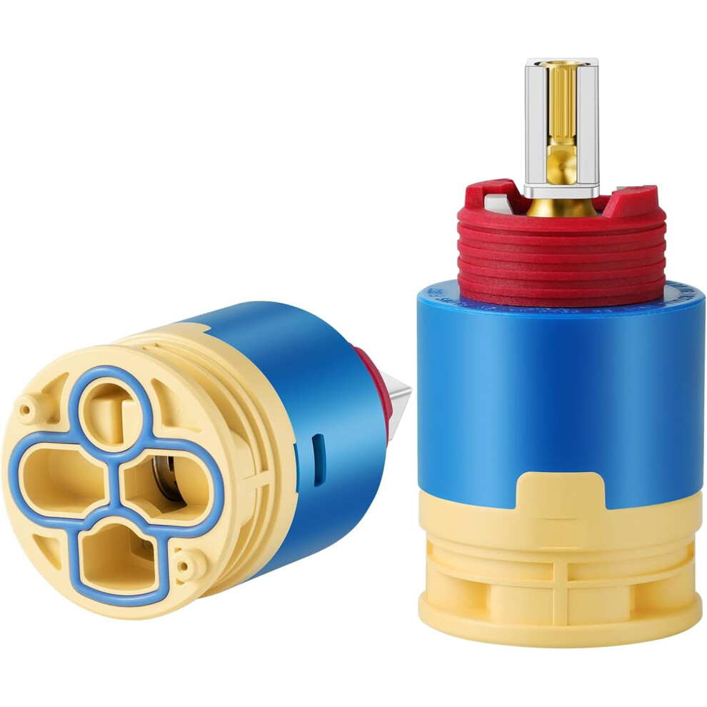 Jl02bj Hl-40 Ceramic Pressure Balance Cartridge,40Mm Faucet Cartridge For Tub And Shower Faucet Cartridge(1Pack) 9418476680816