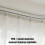 White PVC flexible curved curtain track 5 m 5