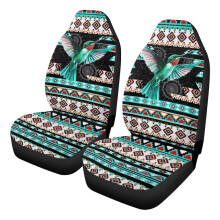 Pokrowce na siedzenia samochodowe Hummingbird Aztec (2 szt.), uniwersalne pokrowce na przednie siedzenia, kompatybilne z SUV-ami, ciężarówkami i