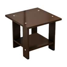 Black Minimalist Side Table Small Sofa Bedroom Living Room Tea Table Nordic Design Durable Pvc Black Tone #c8n8s