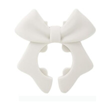 Cute Bow-Shaped Spoon Rest & Pot Clip Heatproof Silicone Utensil Holders Set, Creative Kitchen Must-Have Gift Saves Counter Space for Home Cooks