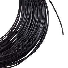 1 Roll Metal Wire 43.74 Yard Black Bendable Wire Iron Craft Wire Sculpting Wire for Bridal Dress Floral Hat Brims Jewelry Making Diameter:1.5mm