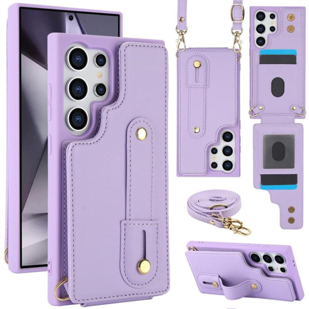 Pu Leather Flip Wallet Case With Wristband And Card Slots 9165521134168
