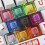 XDA2 Height Keycap Multicolor Cap Backlit 1U Small Keycaps 9.3mm Height for Mechanical Keyboard 7
